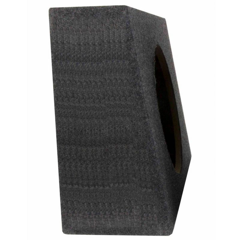 QPower 10 Inch Single Slim Truck Shallow Sealed Subwoofer Box Sub Enclosure