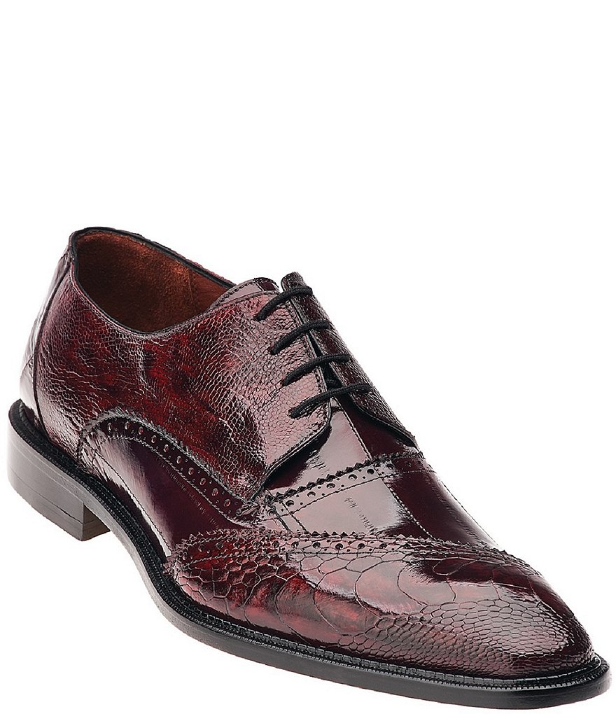 Belvedere Men's Nino Leather Point Toe Oxfords