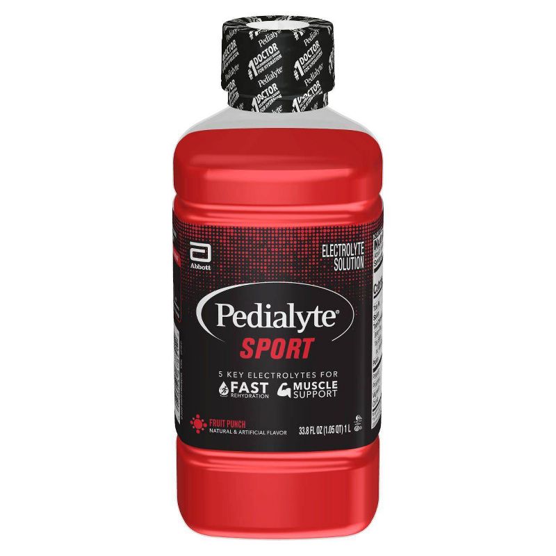 Pedialyte Sport Electrolyte Solution - Fruit Punch - 33.8 fl oz