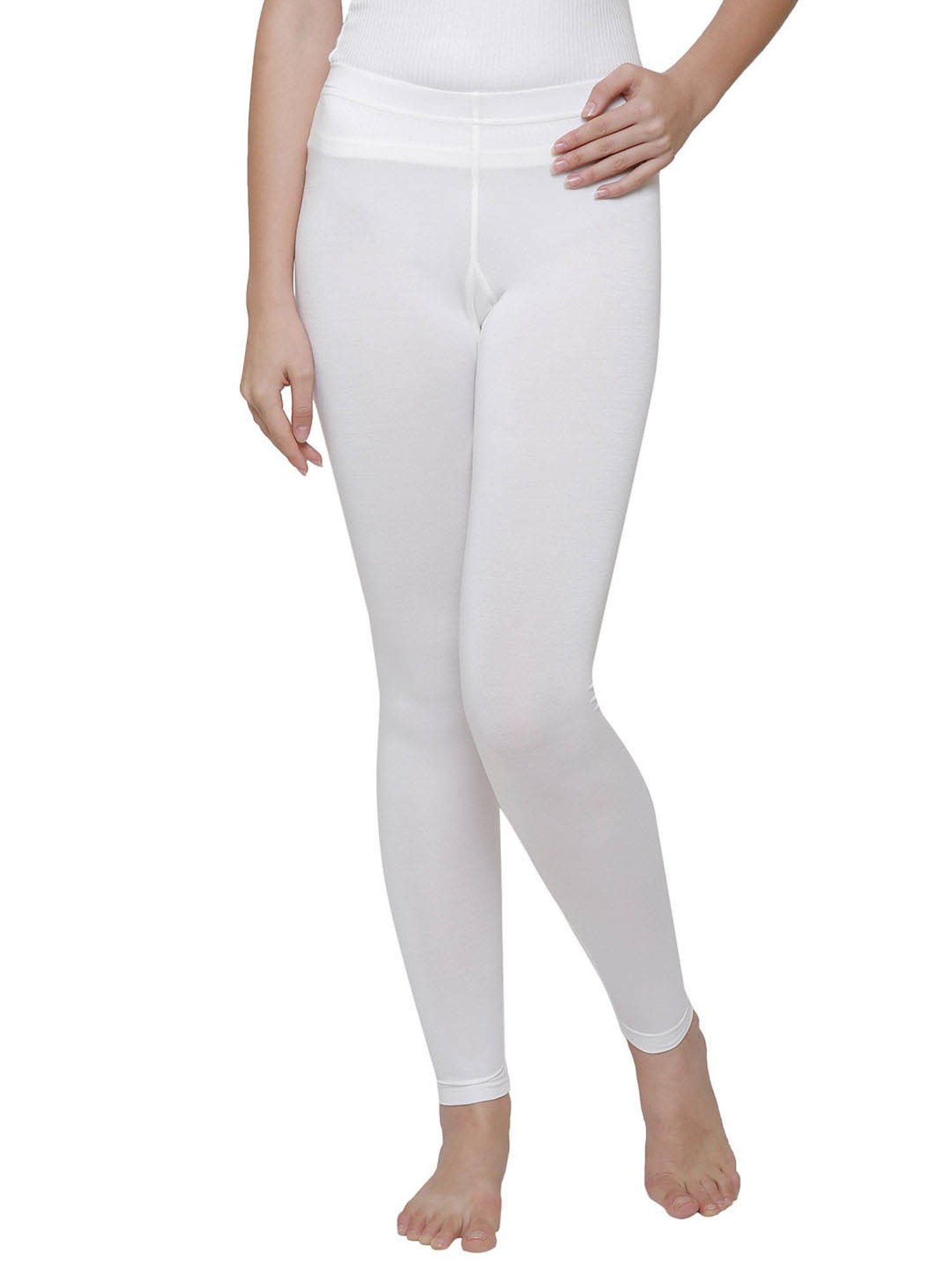 Bodycare Off White Cotton Thermal Bottom
