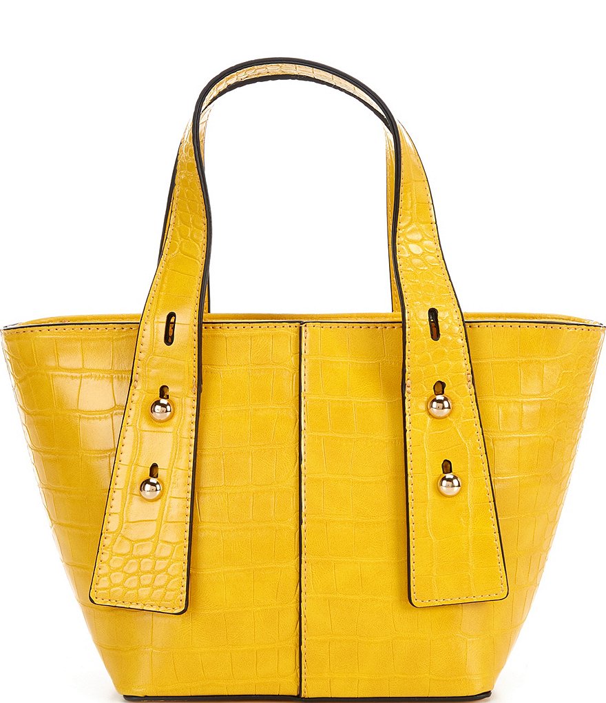 Kate Landry Croco Tab Satchel Bag