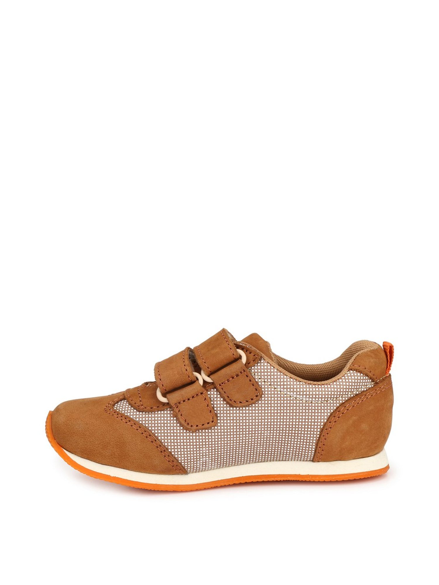 Tuskey Kids Tan Velcro Shoes