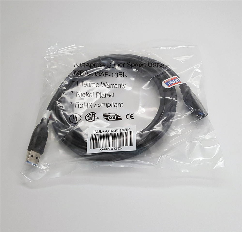 iMBAPrice USB 3.0 Extender - 6 Feet SuperSpeed USB 3.0 A Male to USB 3.0 A Female Extension Cable (Black)