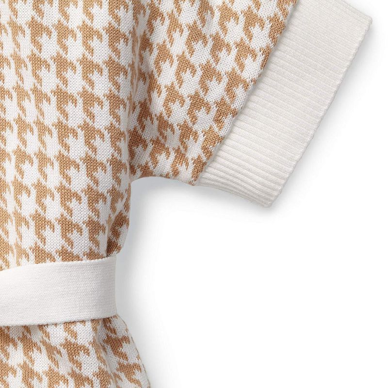 Hope & Henry Infant Long Sleeve Crew Pullover Sweater - Beige 4