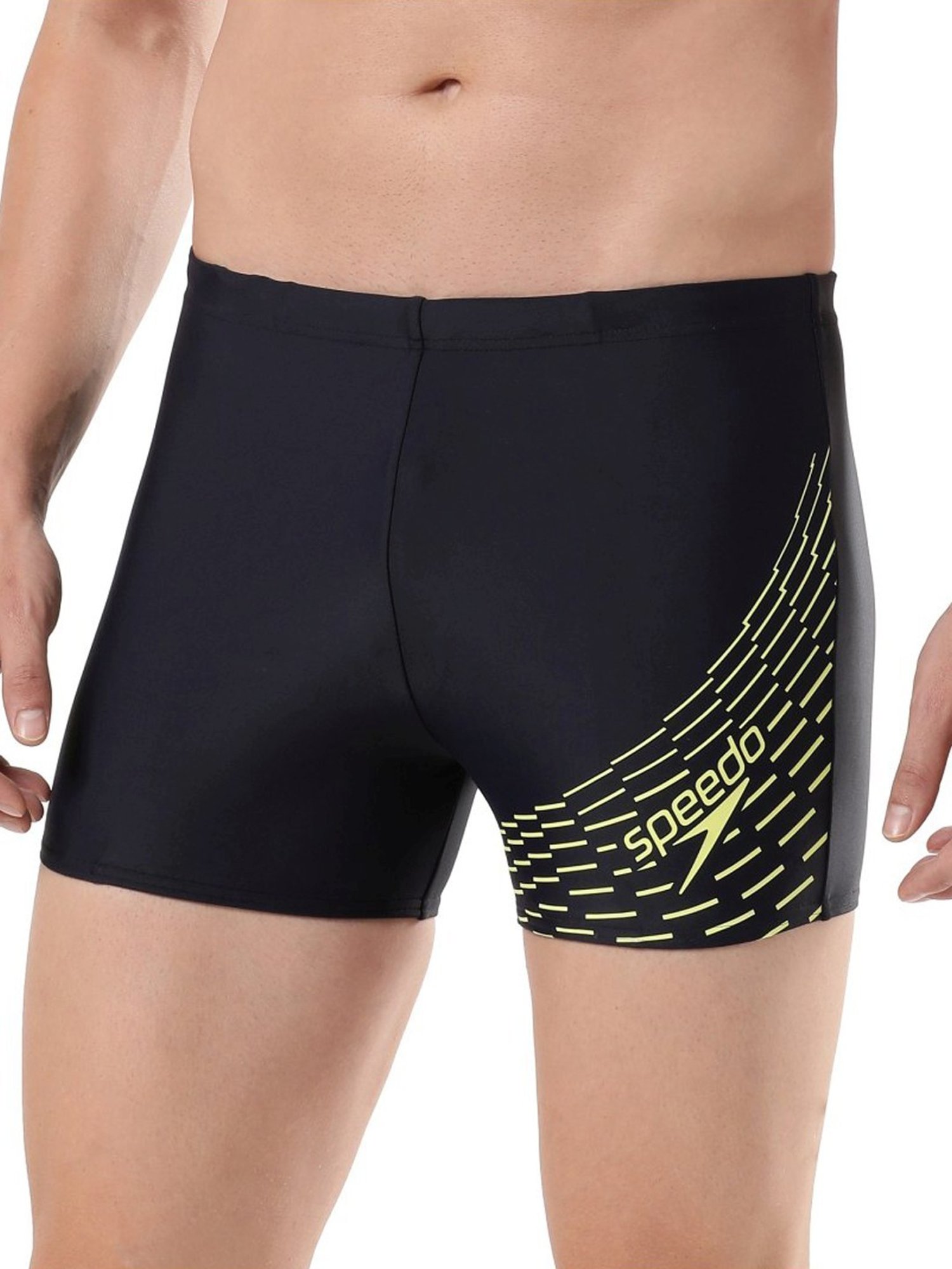 Speedo Dark Navy Regular Fit Printed Swim Shorts