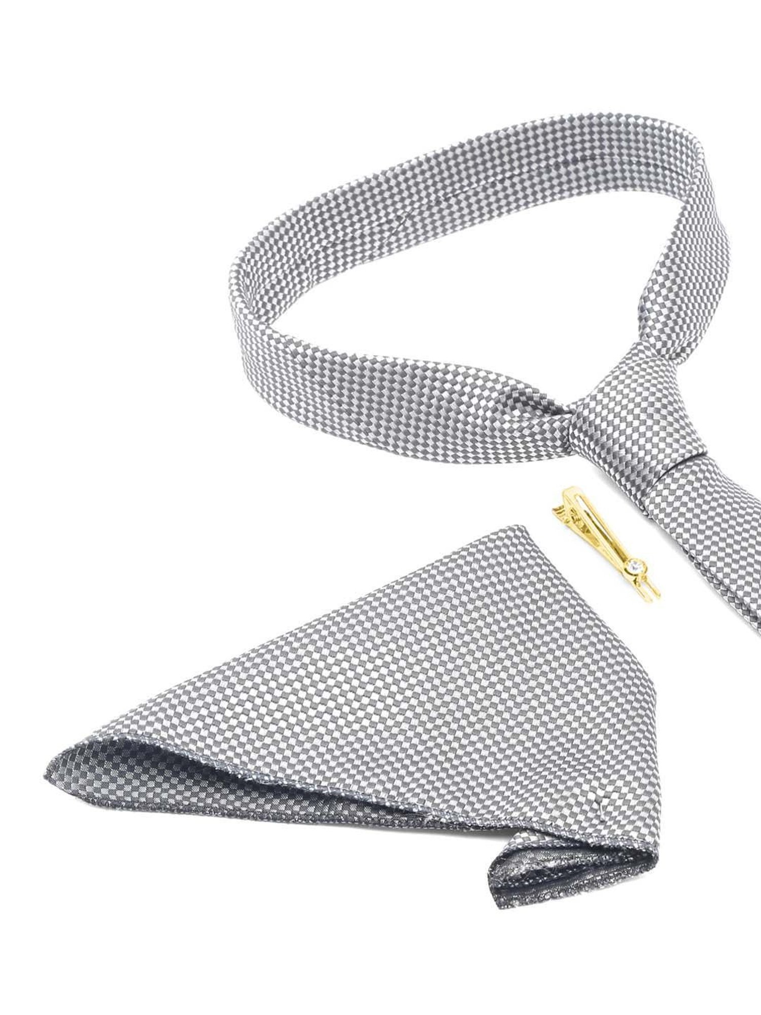 Louis Stitch Blue Printed Necktie Gift Set - Set of 3