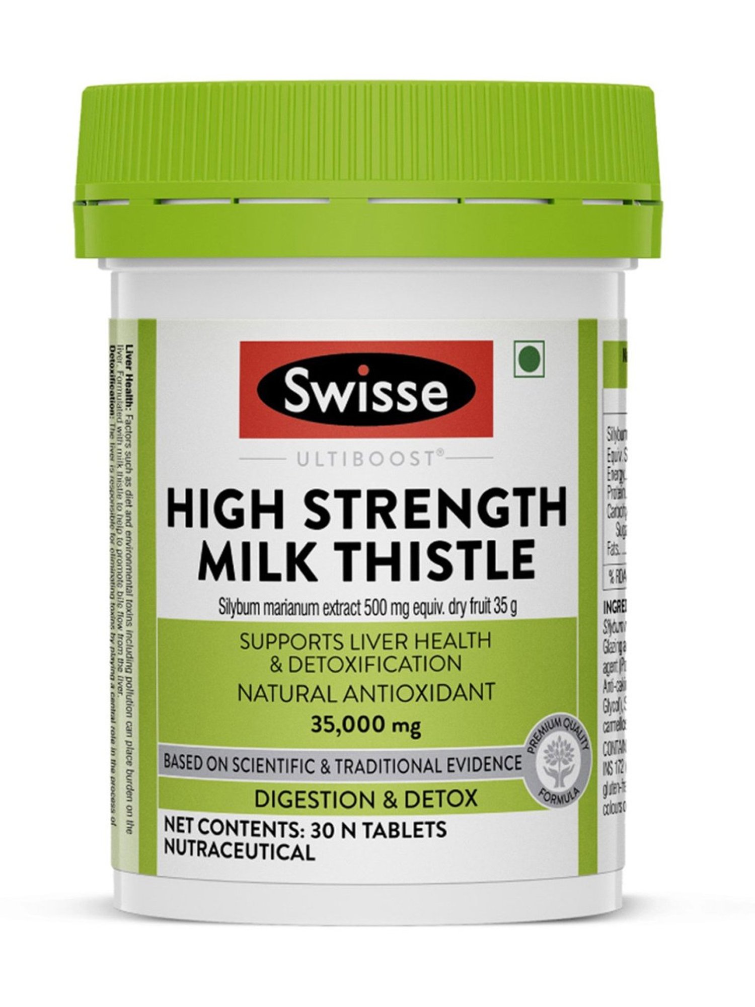 Swisse Ultiboost High Strength Milk Thistle - 30 Tablets