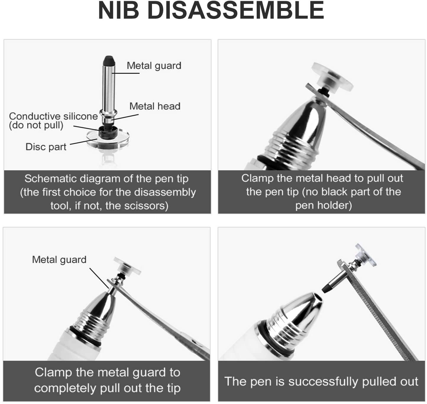 Stylus Pens for Touch Screens, LezGo 2-in-1 Universal Disc Stylus for iPad, iPhone and All Other Capacitive Cellphones, Tablets, Laptops Bundle with 3 Replacement Tips (Pink)