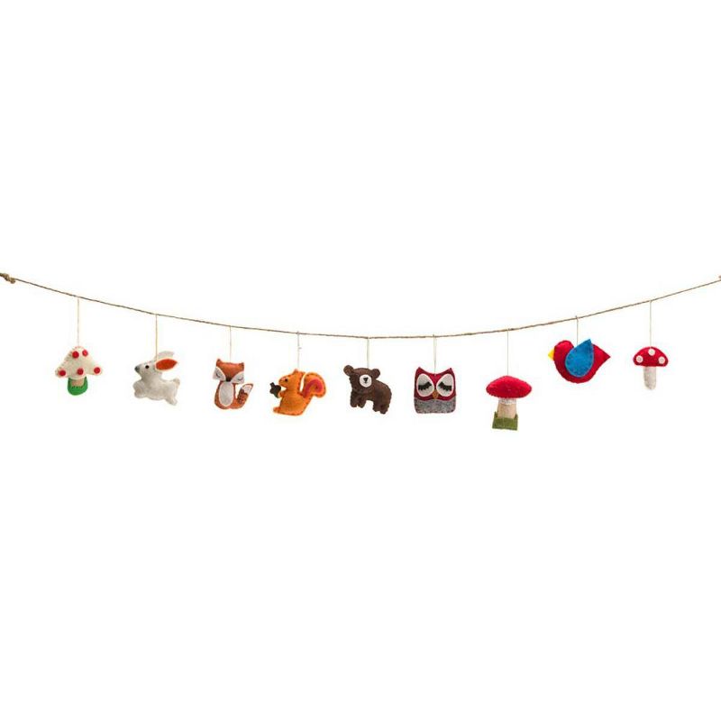 Magic Cabin - Woodland Animal Garland for Kids Room Decor