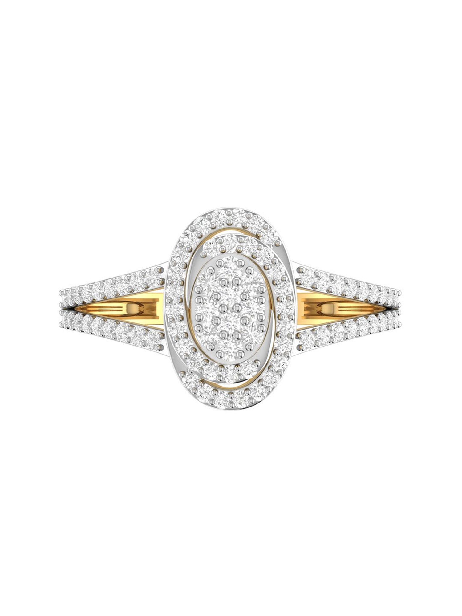 PC Jeweller Ailbe 18k White Gold Ring for Women