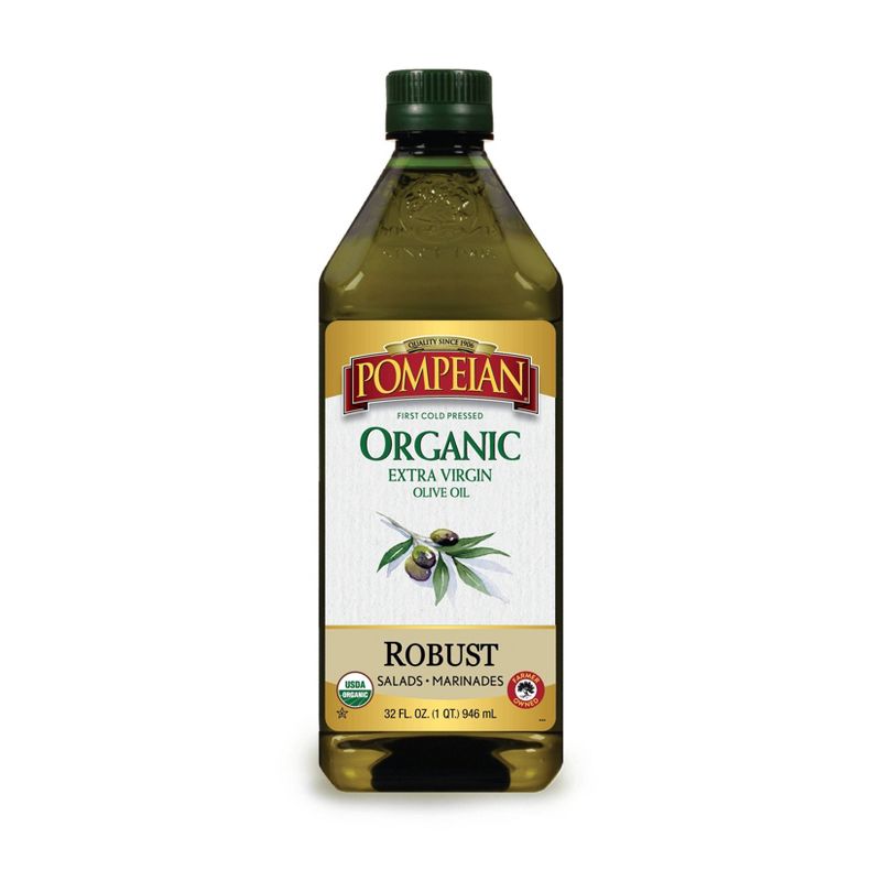 Pompeian Organic Robust Extra Virgin Olive Oil - 32oz
