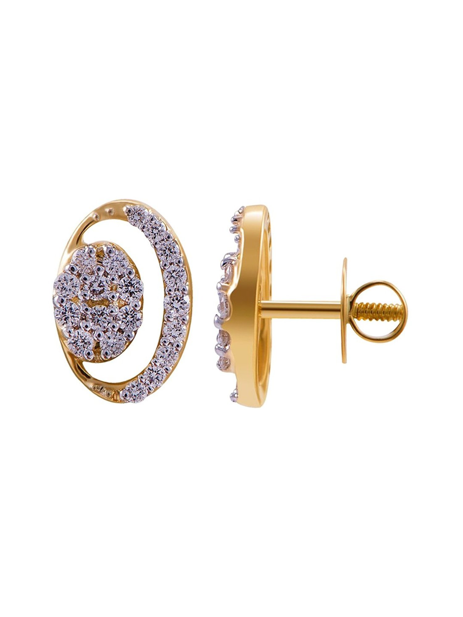 Joyalukkas 18 kt Gold & Diamond Earrings