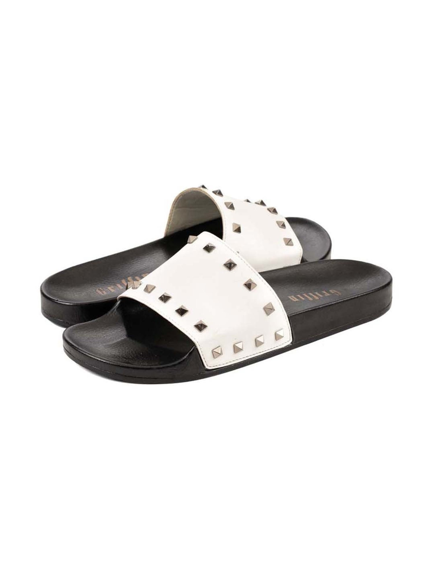 Griffin Men's White Slides