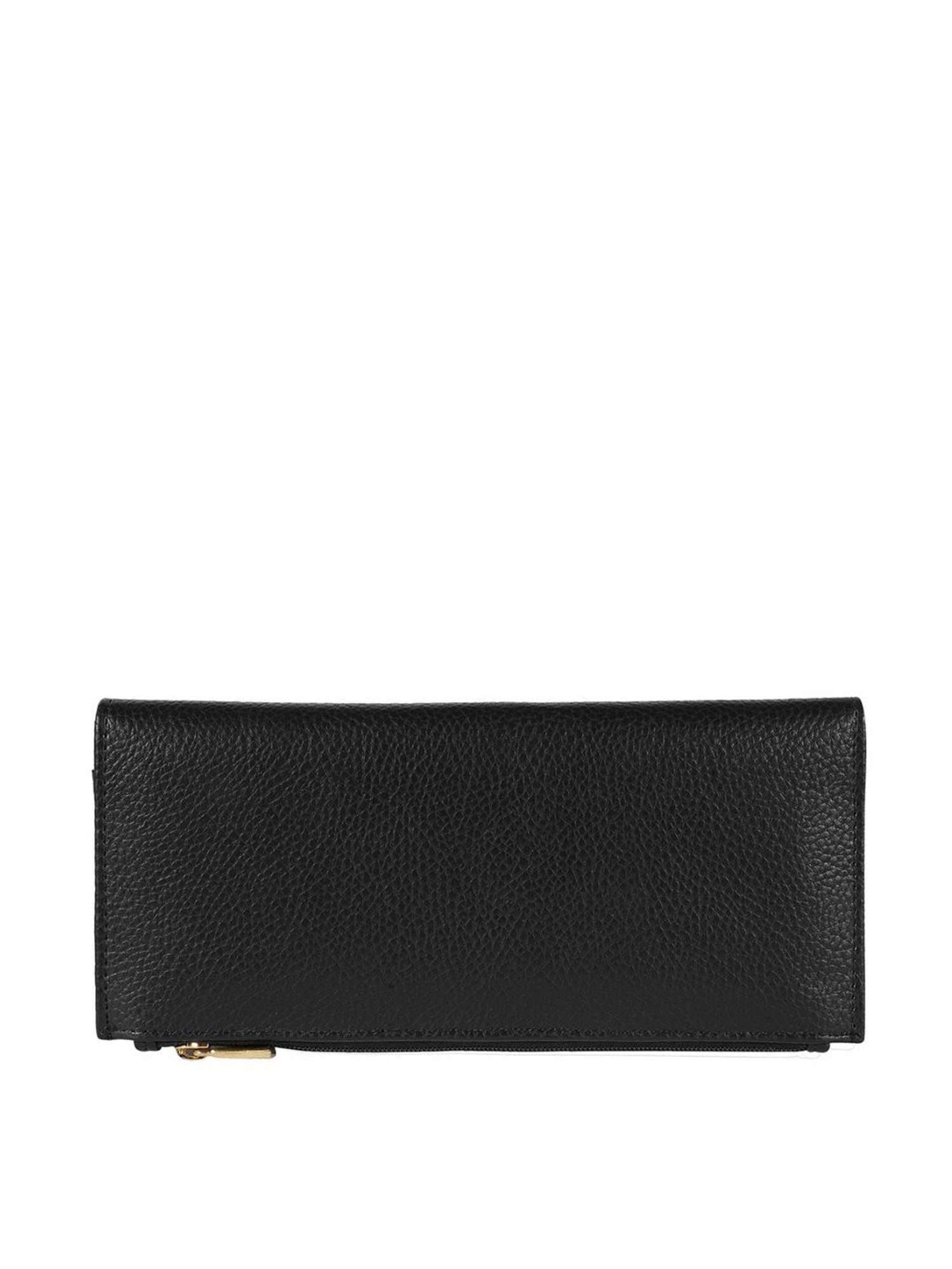 Bellissa Black Solid Premium Bi-Fold Wallet for Women