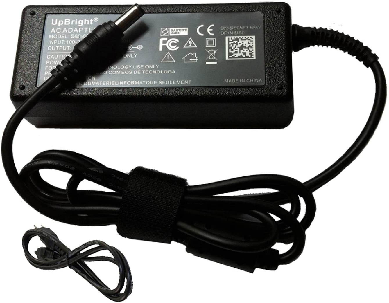 UpBright New 14V AC/DC Adapter Replacement for Samsung LS24B300EL/ZA LS24B300EL LED Monitor 14VDC Power Supply Cord Cable PS Battery Charger Mains PSU