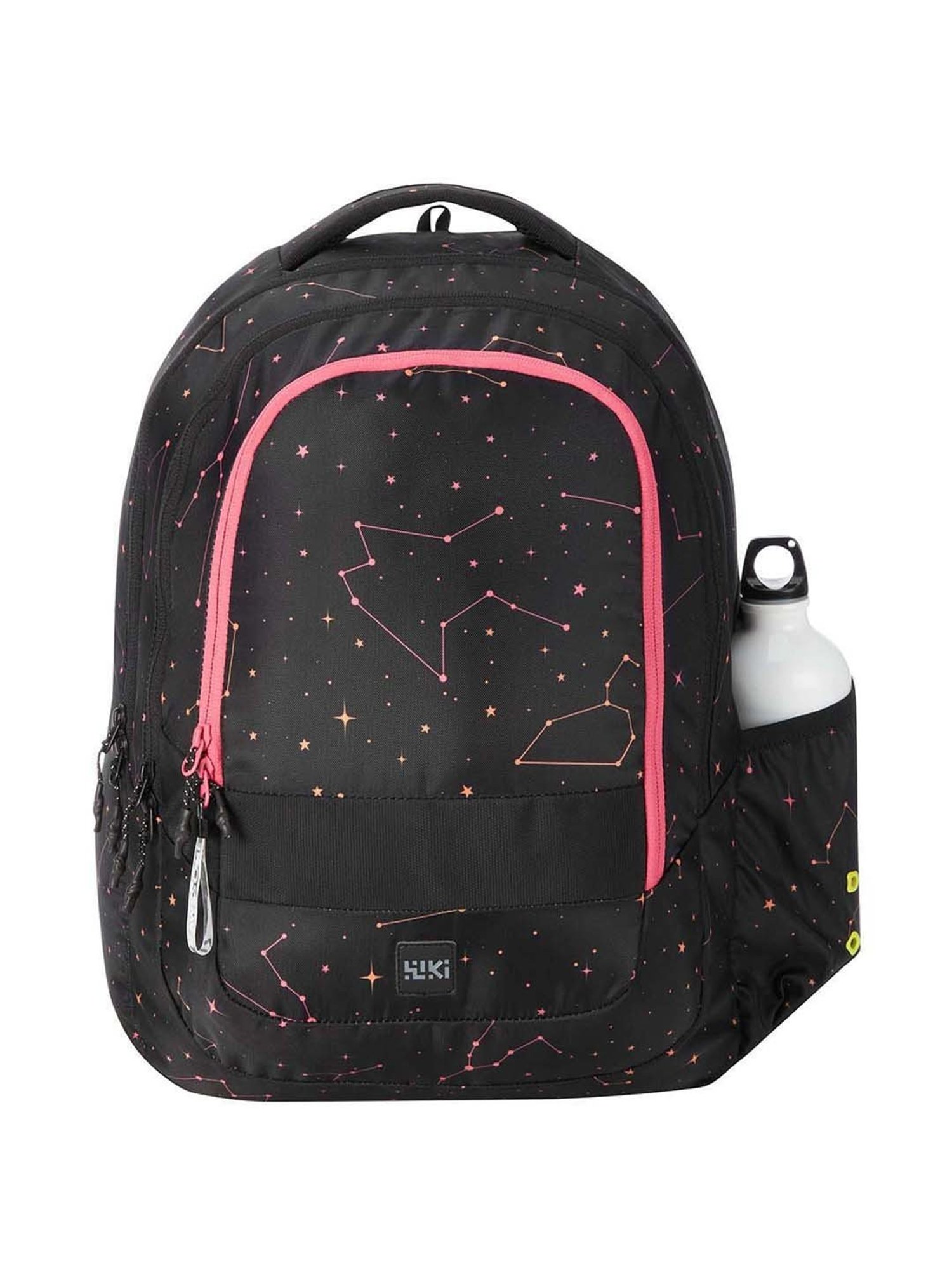 Wiki 27.5 Ltrs Black Medium Backpack