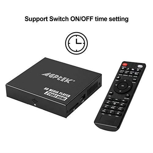 Player 2 HDMI Ports 1080P FullHD Portable Digital Player Play Video and Photos with USB DriveSD CardsHDDExternal Devices HDMIAVVGA Output
