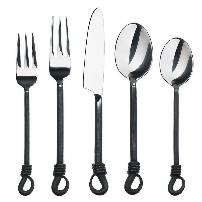 Gourmet Settings 20pc Twist-N-Shout Flatware Set