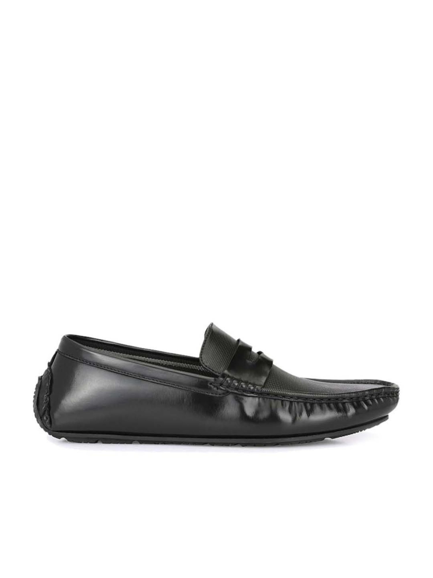 San Frissco Men's Black Casual Loafers