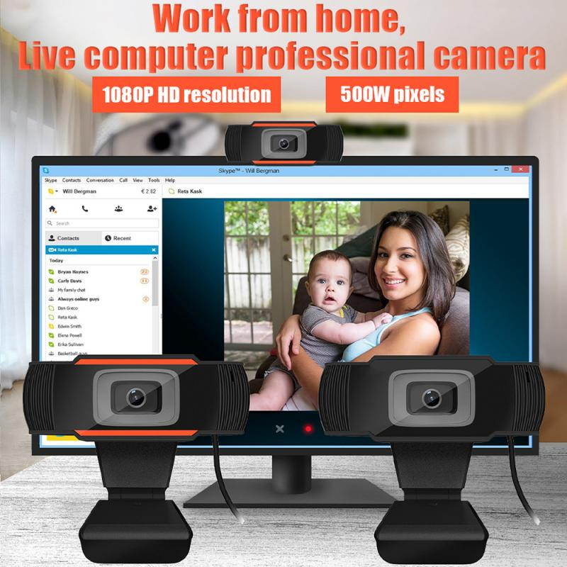 S70 5MP 30FPS Webcam with Microphone, 1080P HD USB Web Camera, Built-in Dual Noise Reduction Mics, Wide-Angle for Zoom YouTube Skype FaceTime Hangouts, PC Mac Laptop Desktop