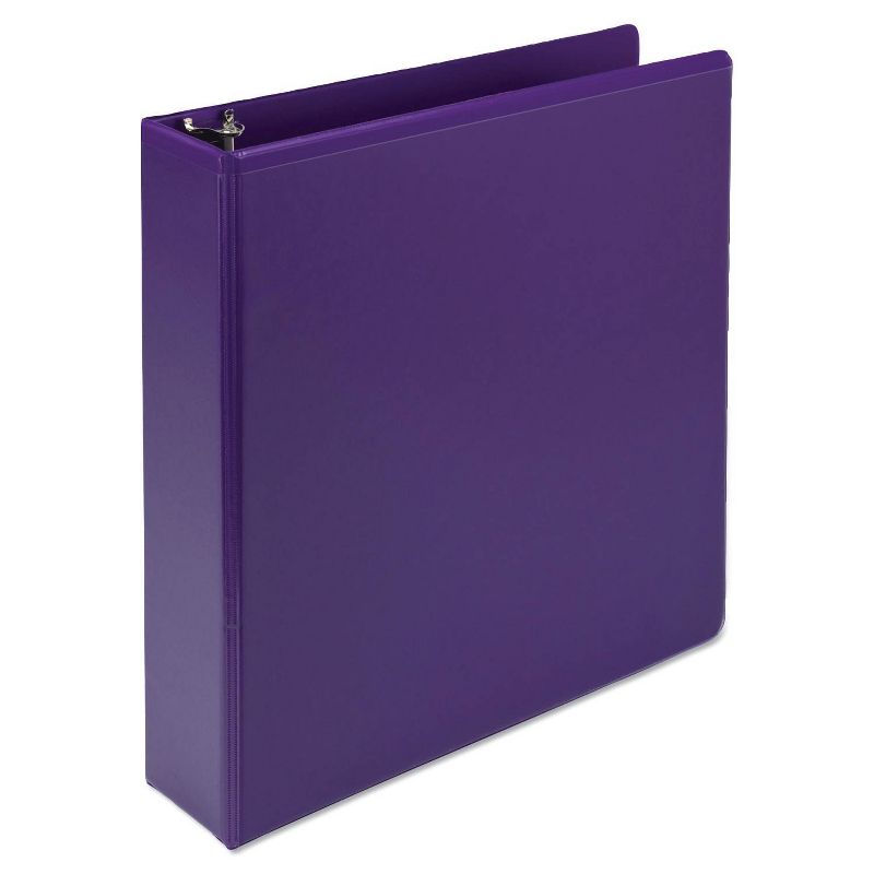2pk 450 Sheet 2" Round Ring Binder Purple - Samsill
