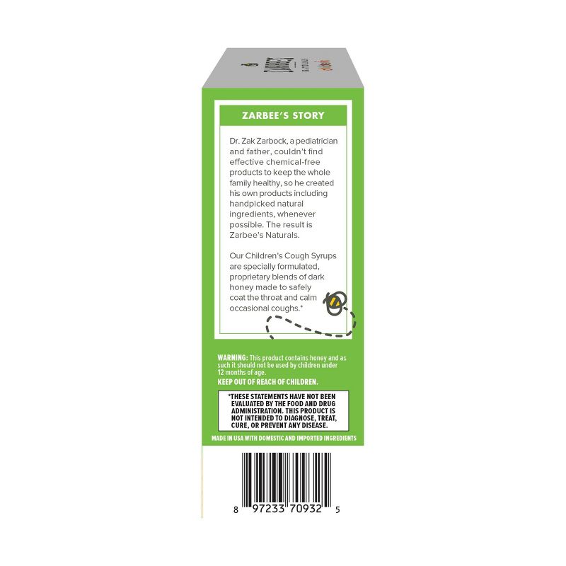 Zarbee's Naturals Twin Pack Cough Syrup Mucus Daytime for Children - Grape - 8 fl oz