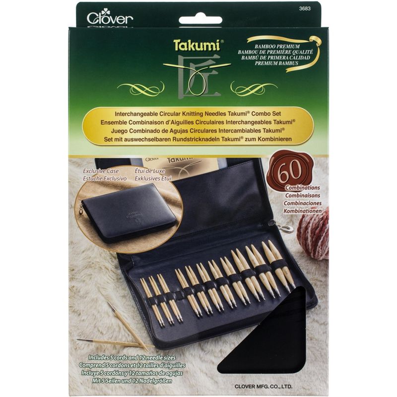 Takumi Bamboo Interchangeable Circular Knitting Needle Set