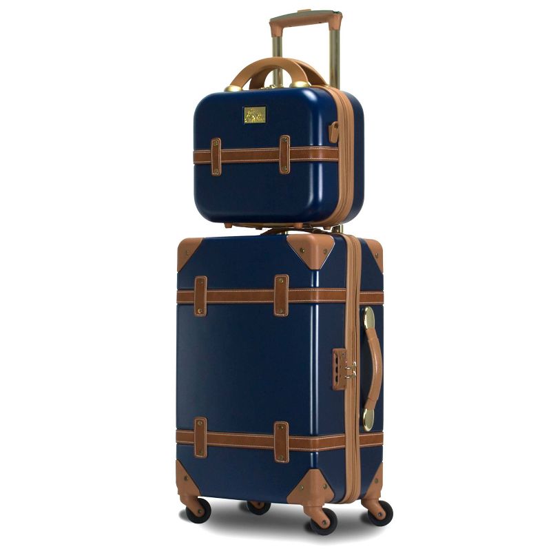 Chariot Travelware CH-505 2pc Luggage Set - Navy