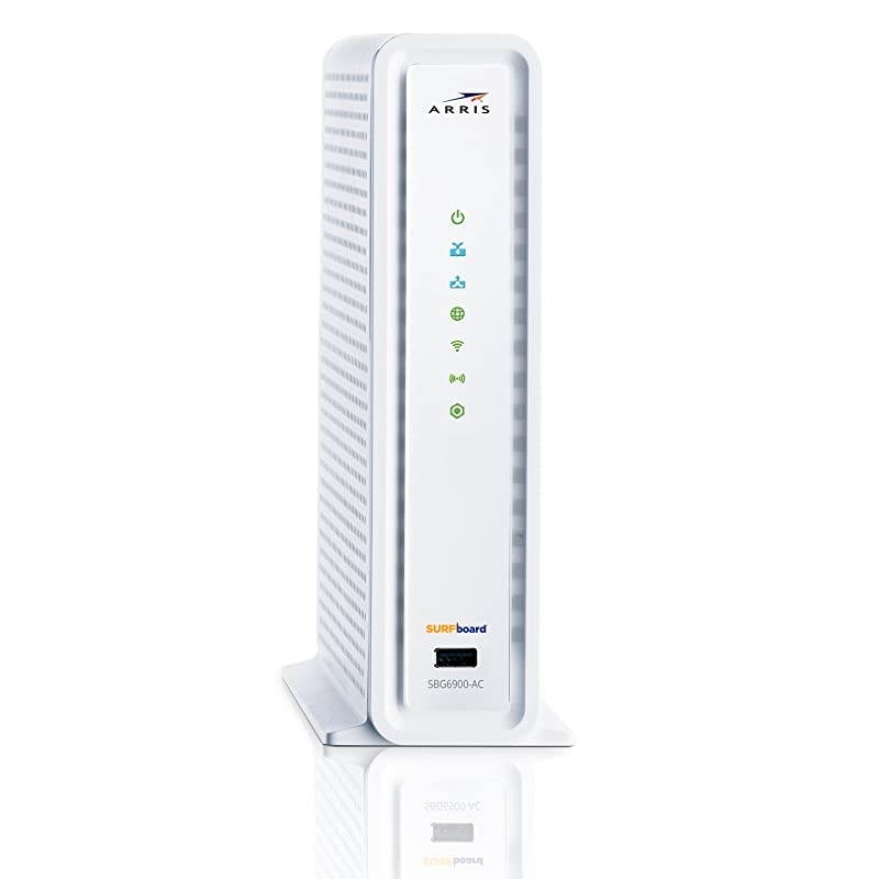 SURFboard SBG6900AC Docsis 3.0 16x4 Cable Modem/ Wi-Fi AC1900 Router - Retail Packaging - White