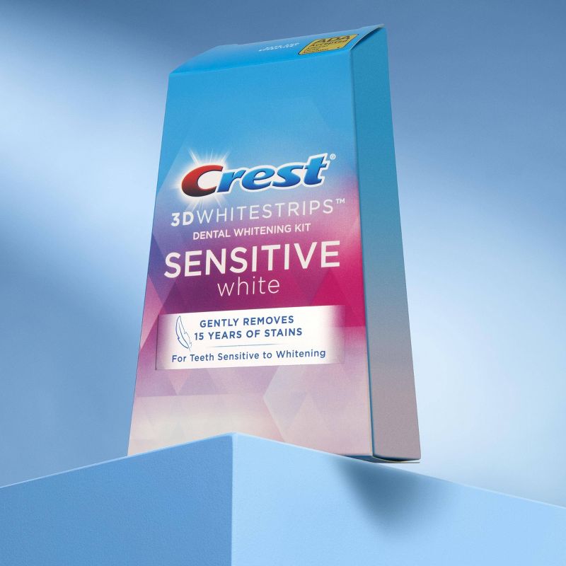 Crest 3D White-strips Sensitive Teeth Whitening Kit - 13 Treatments
