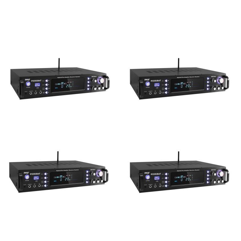 Fosi Audio 160W BL20C Bluetooth Antenna Power Amplifier Audio HiFi 2.1 Mini Class D Amp U-Disk Player For Home Passive Speaker