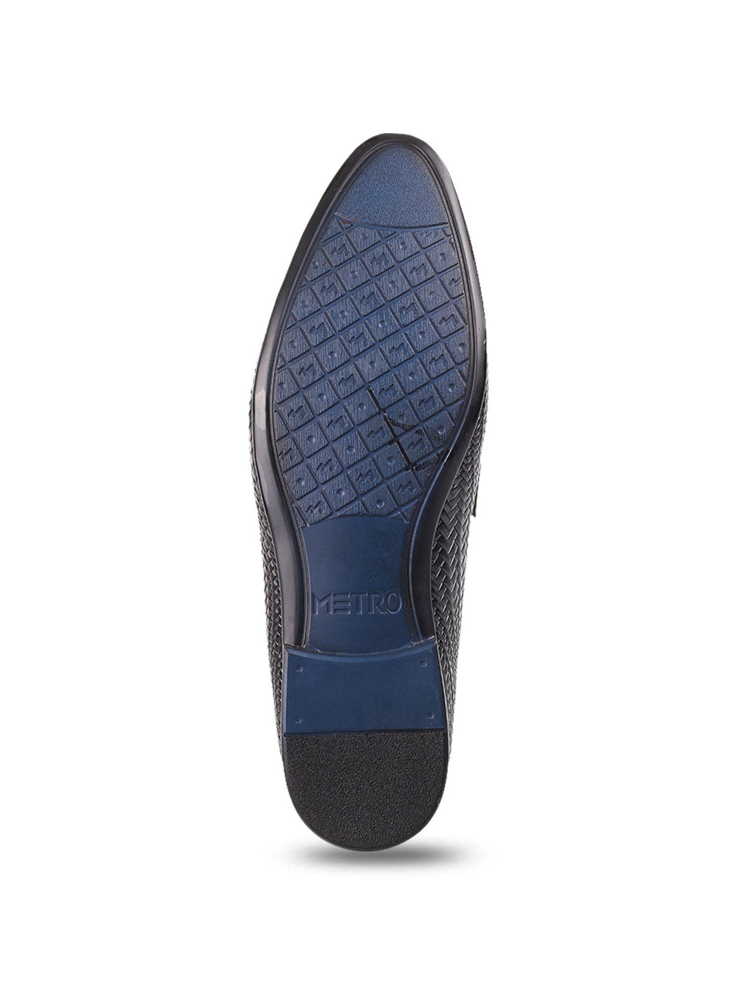 Metro Men's Black Formal Loafers