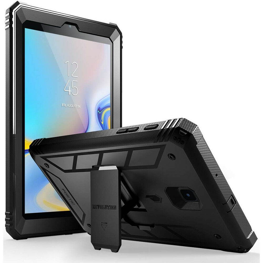 Poetic Revolution Drop Protective Case Black For Samsung Galaxy Tab A 8.0 2018