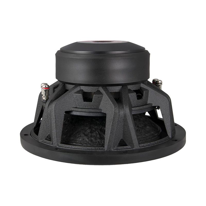 Power Acoustik BAMF-124 12 Inch 3500 Watt Max 1750 Watt RMS Car Audio Subwoofer Speaker with 3 Inch Dual Voice Coil and Vented T Yoke