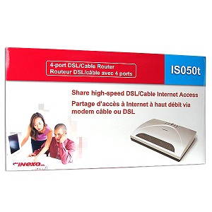 Inexq 4-port 10/100Mbps Wired Router