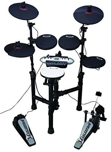 carlsbro csd130 electronic drum set with realistic kick pedal