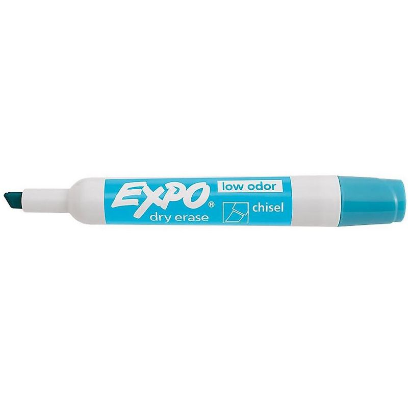 EXPO Low Odor Dry Erase Vibrant Color Markers Assorted Colors Medium 12/Set 1927525