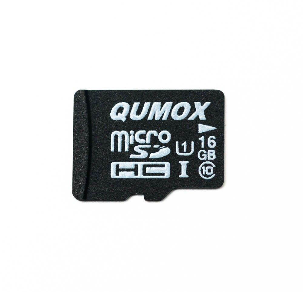 2pcs Pack QUMOX 16GB MICRO SD MEMORY CARD CLASS 10 UHS-I 16 GB HighSpeed Write Speed 12MB/S read speed upto 70MB/S
