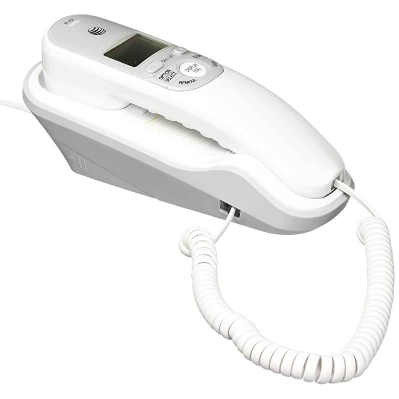 TR1909 Trimline Corded Phone with Caller ID White Renewed