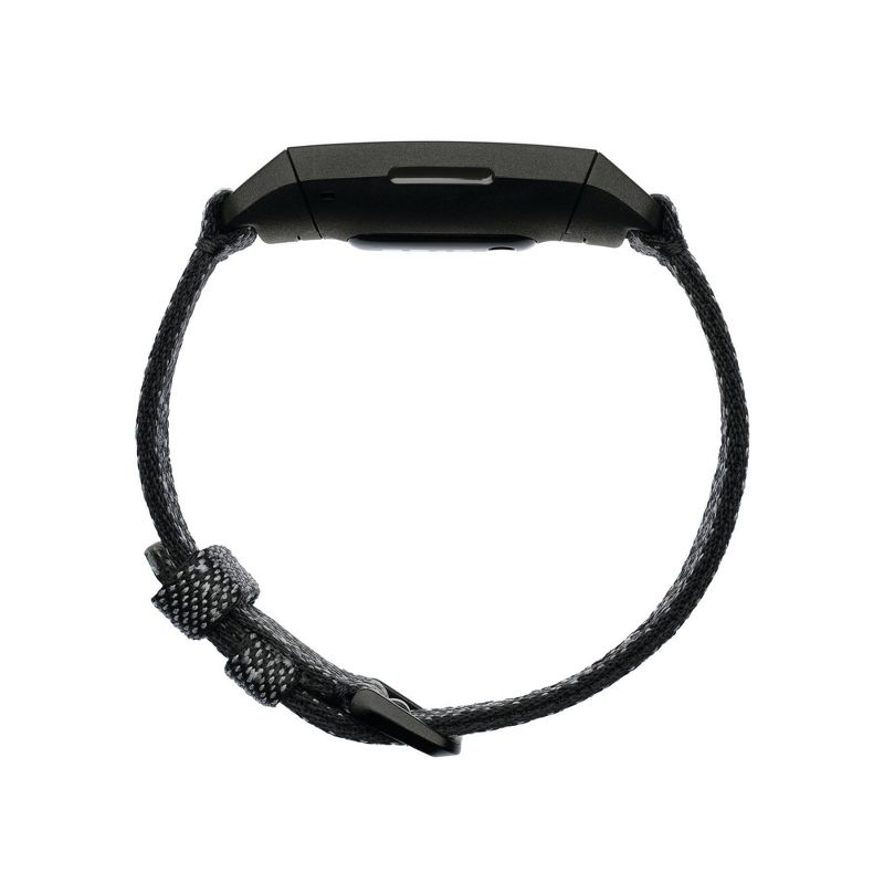 Fitbit Charge 4 Special Edition Activity Tracker - Black with Granite Reflective Woven Band