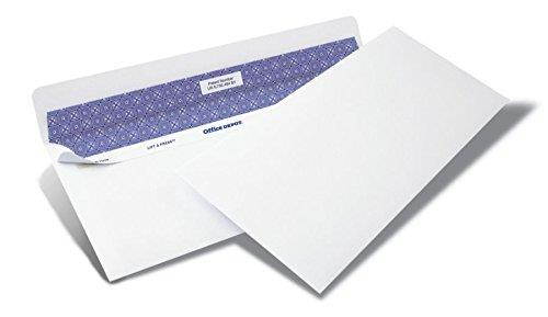 Office Depot Lift Press(TM) Premium Envelopes, 10 (4 1/8in. x 9 1/2in.), 100% Recycled, White, Pack Of 500, 76145