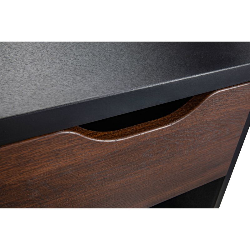 36" Filing Cabinet Black - Home Essentials