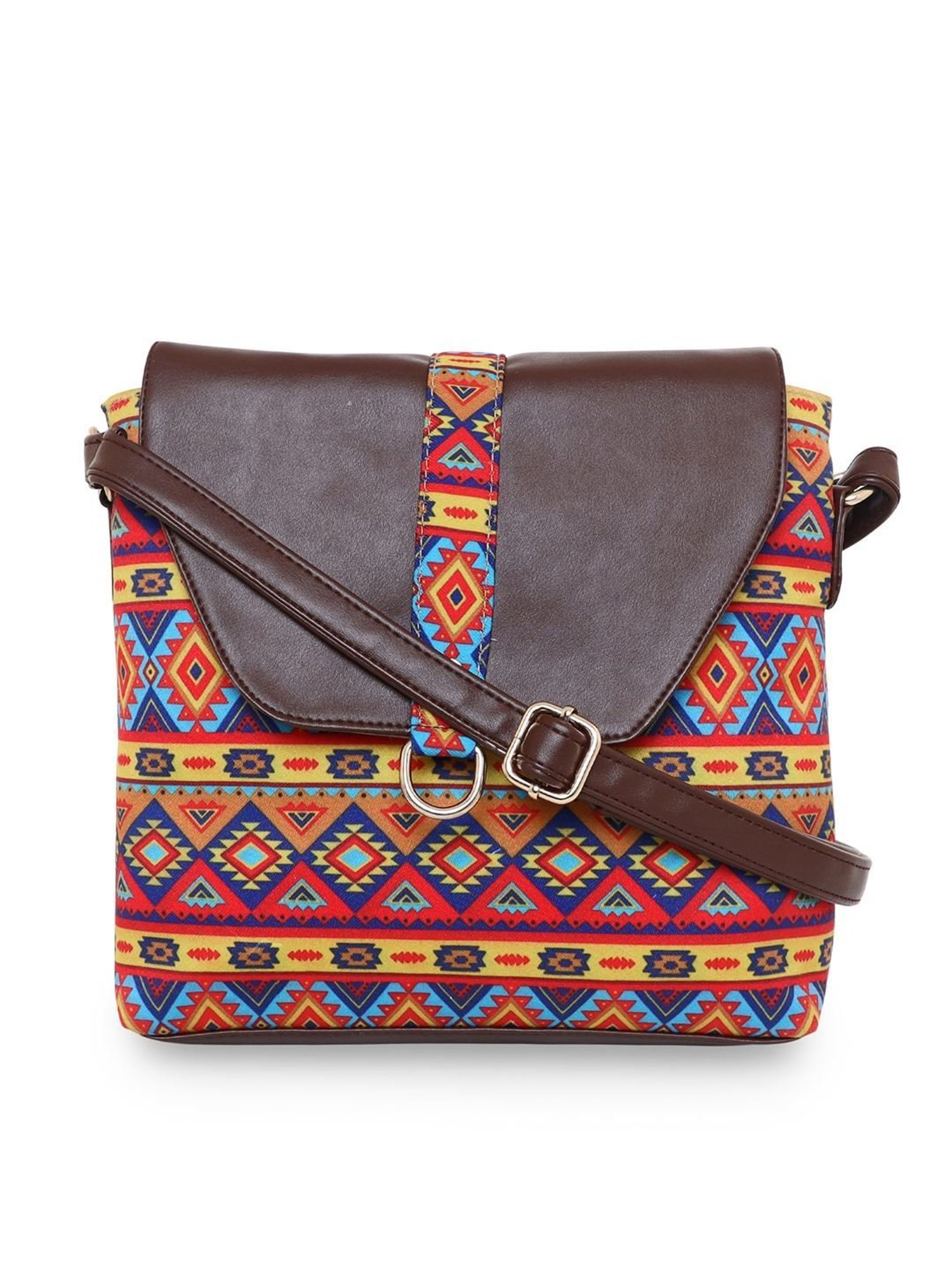 Sabhyata Multicolor Printed Medium Cross Body Bag