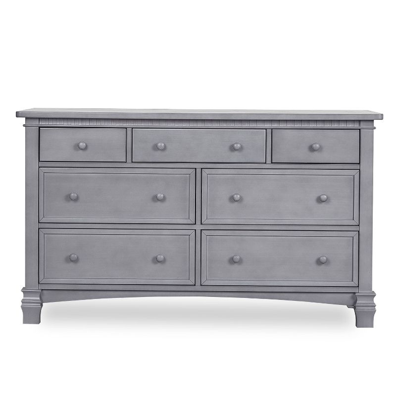 Evolur Cheyenne and Santa Fe Double Dresser - Gray