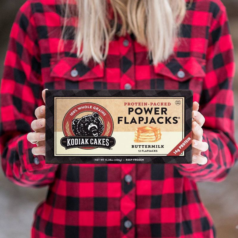 Kodiak Cakes Power Flapjacks Buttermilk Frozen Pancakes - 15.38oz/12ct