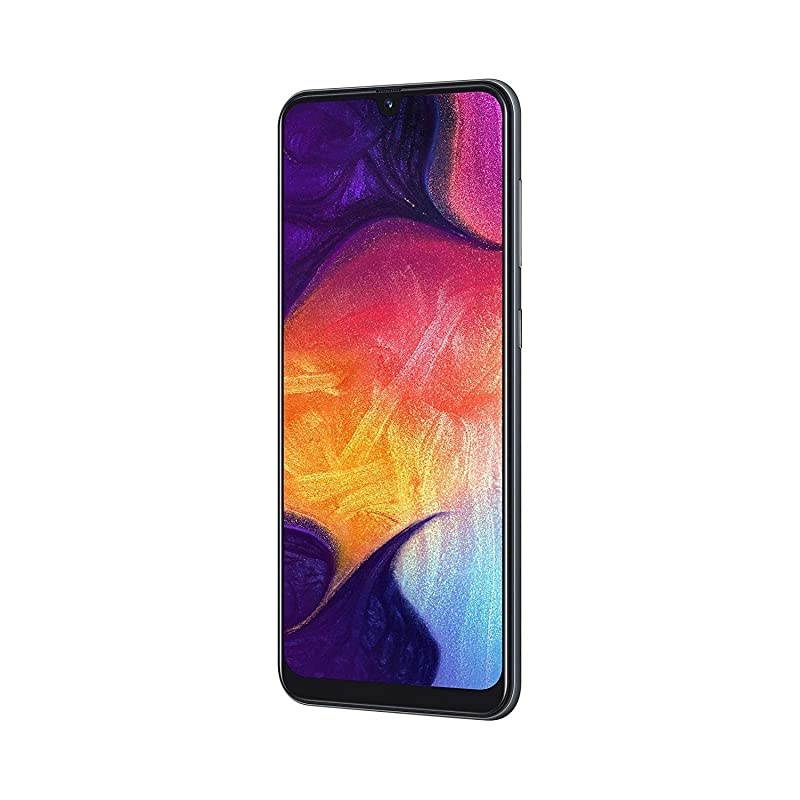 Galaxy A50 SM-A505G 128GB, Dual Sim, 6.4" Infinity-U Display, Triple Camera, 4GB RAM, GSM Unlocked International Model, No Warranty (Black)