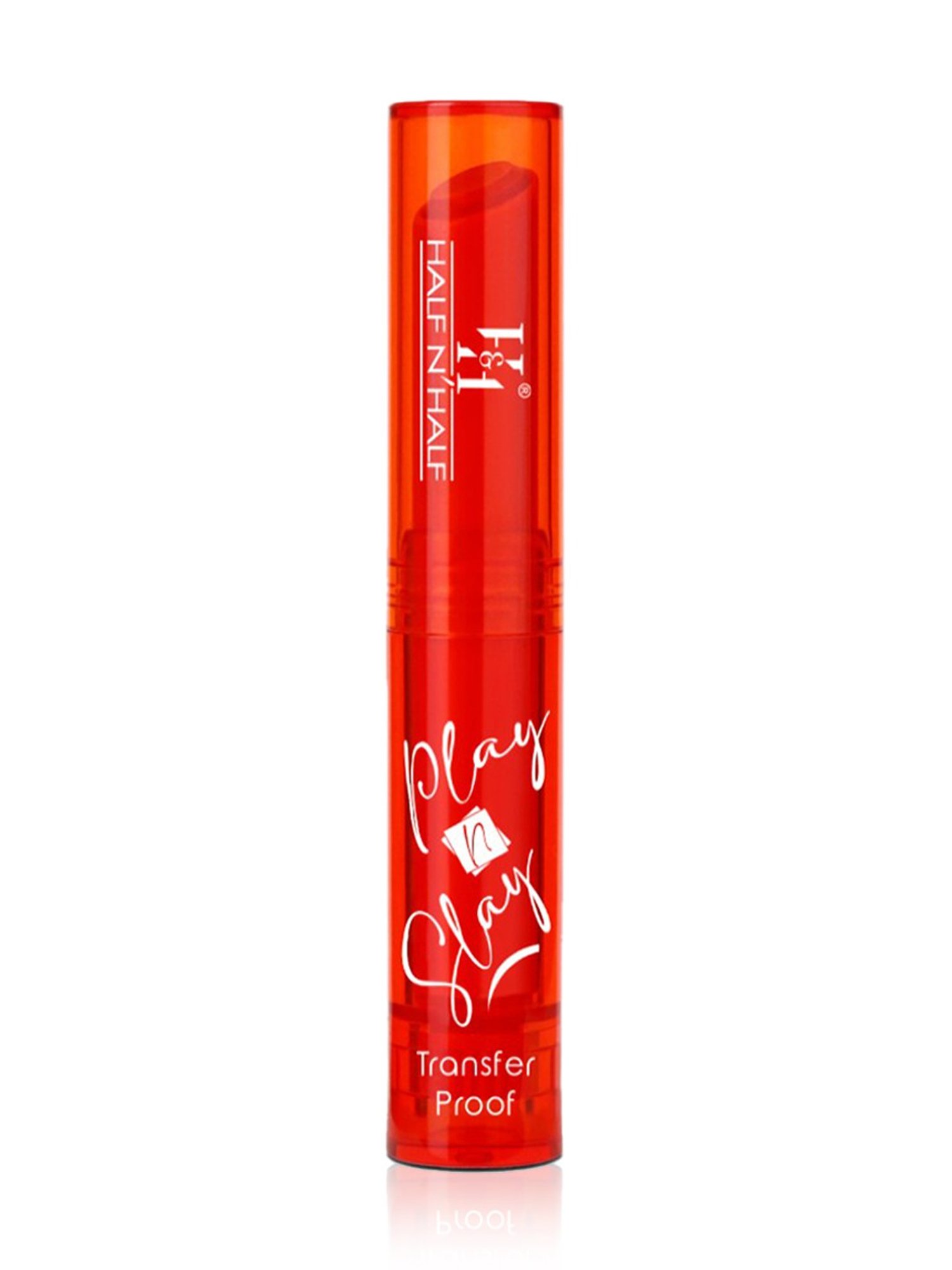 Half N Half Play n Slay Transfer Proof Lipstick 01 Rock in Red - 2.4 gm