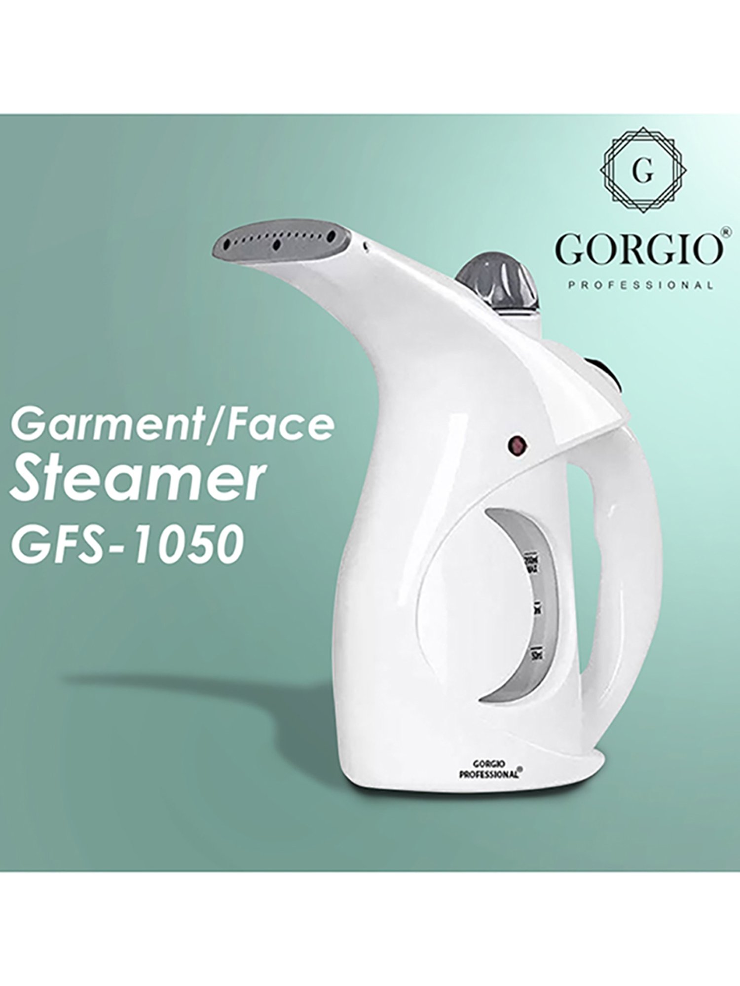 Gorgio Professional GFS1050 Face and Garment Steamer (White)