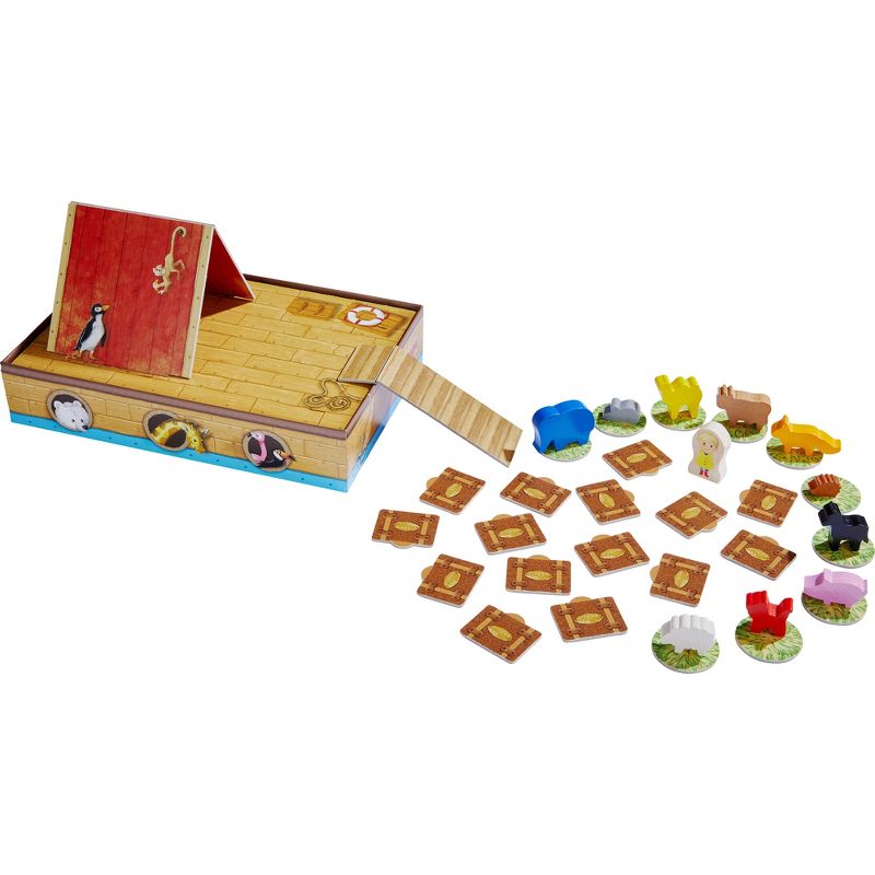 HABA Critter Cruise Cooperative Noah's Ark Memory Game (Made in Germany)