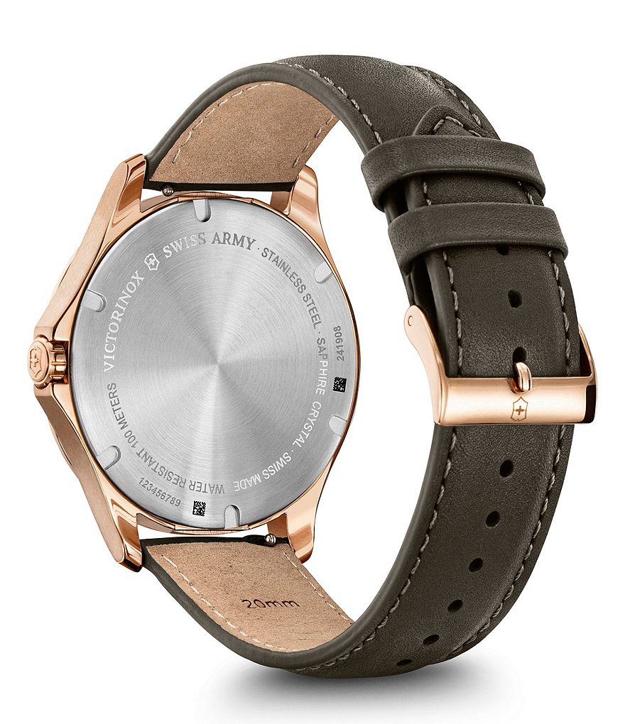 Victorinox Swiss Army Alliance Large Leather Watch